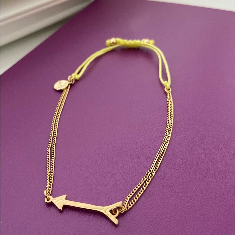 Gold Wishing Arrow Bracelet